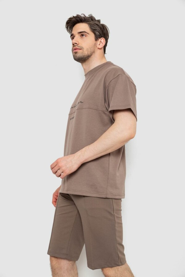 Костюм чоловічий повсякденний, колір мокко, 238R1566 - Зображення 3