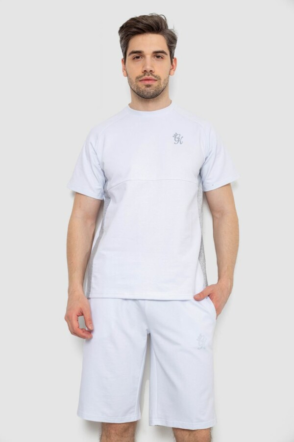 Костюм чоловічий повсякденний, колір білий, 238R1570