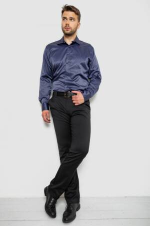 Сорочка чоловіча, колір синій, 214R3061