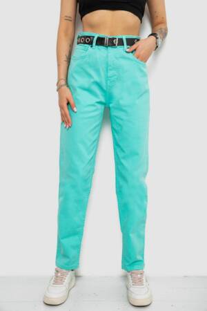 Джинси жіночі, колір м’ятний, 182R00282