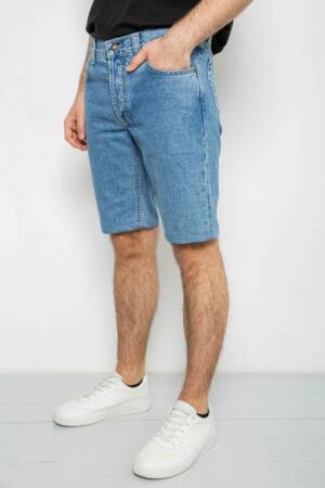 Шорти чоловічі джинсові, колір темно-блакитний, 238R2023-1