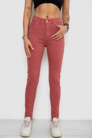 Джинси жіночі, колір пудровий, 182R1633