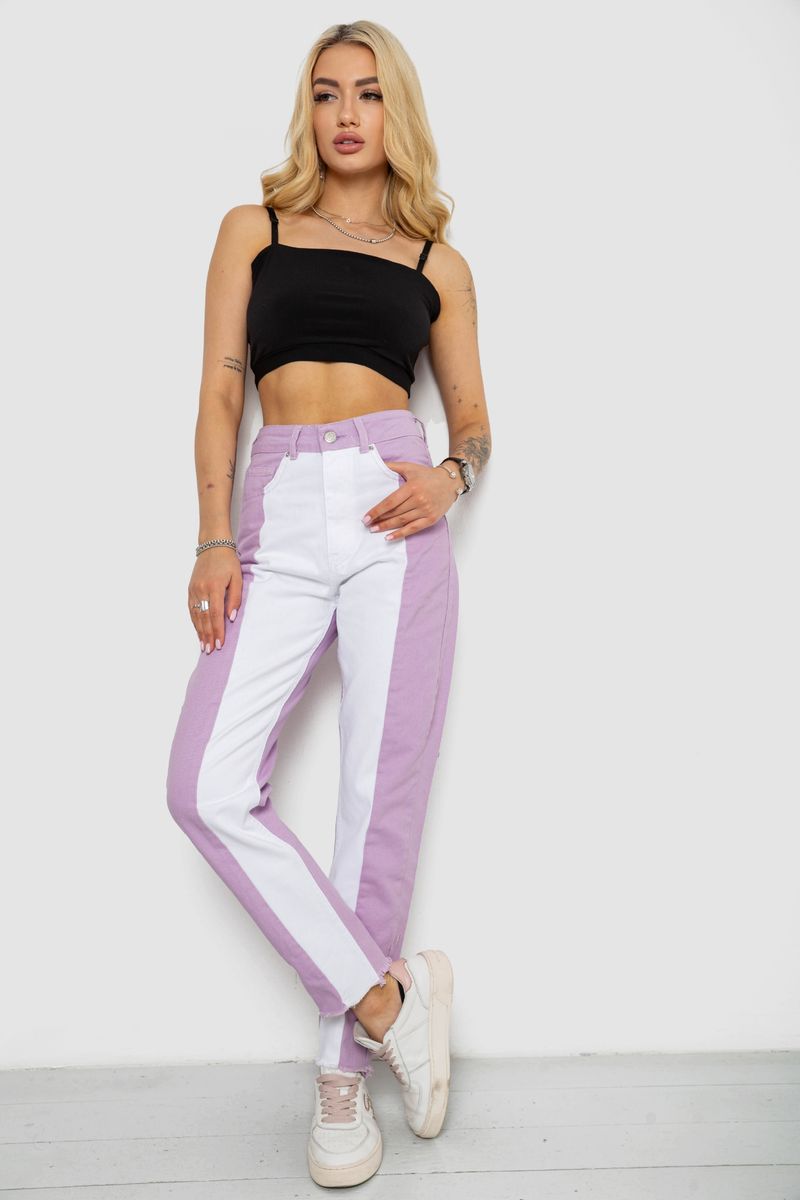 Джинси жіночі, колір бузковий, 182R1935S21