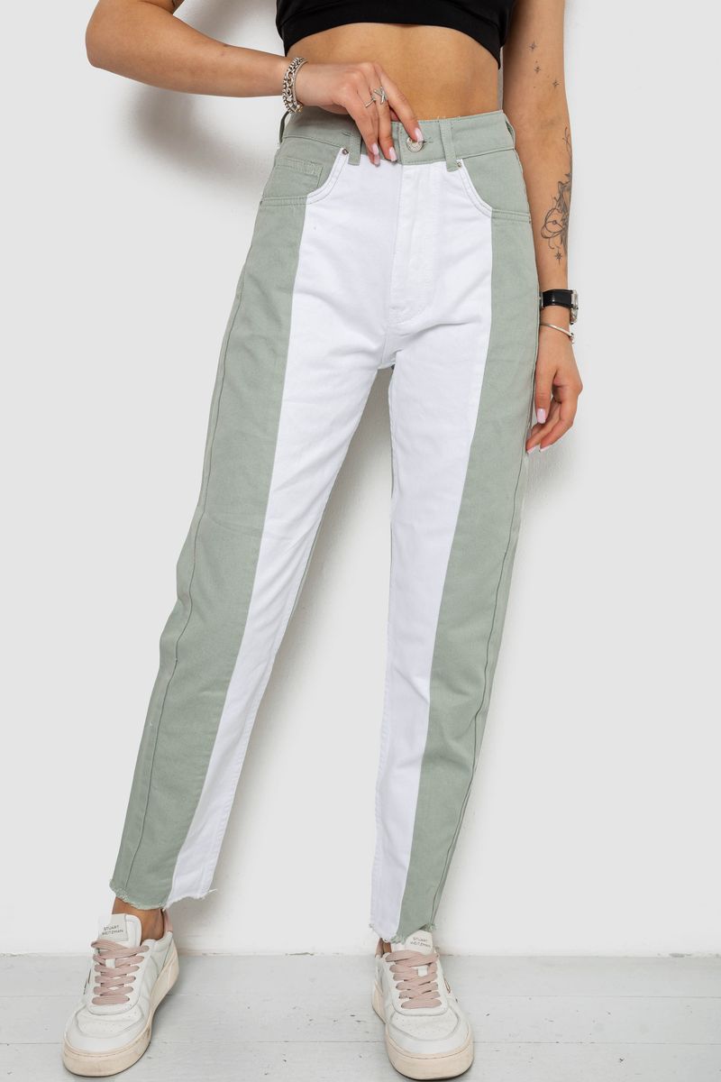 Джинси жіночі, колір оливковий, 182R1935S21