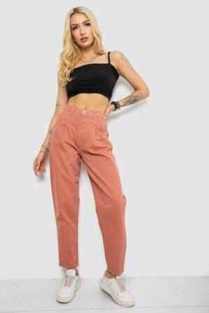 Джинси жіночі, колір пудровий, 182R1621