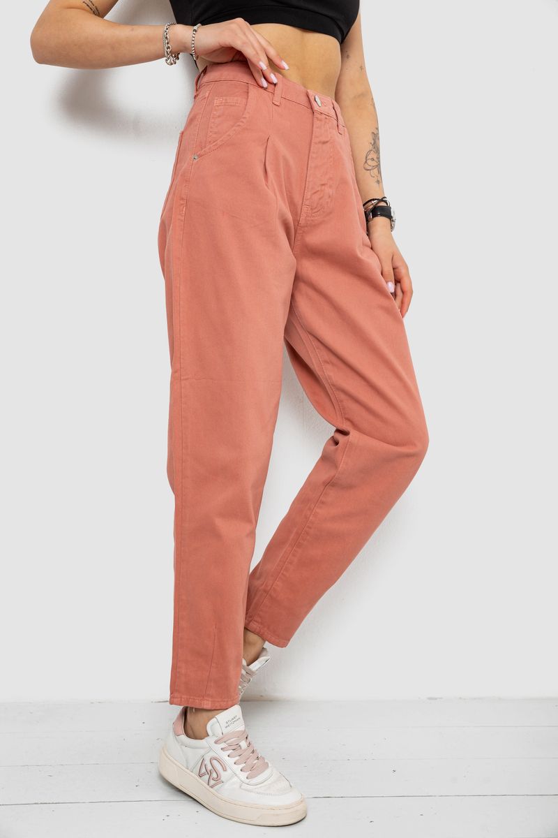 Джинси жіночі, колір пудровий, 182R1621 - Зображення 3