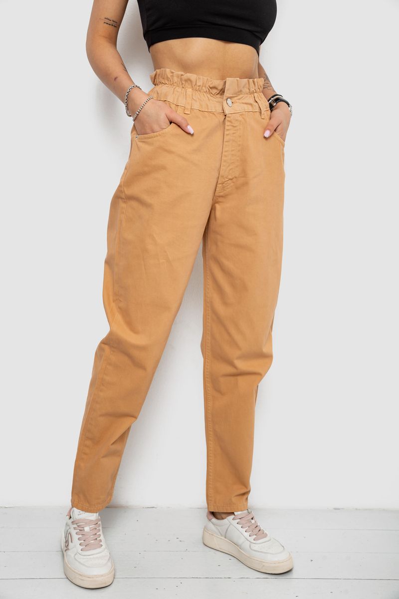 Джинси жіночі, колір бежевий, 182R1601 - Зображення 3