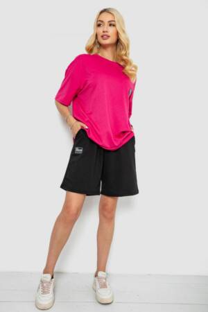 Костюм жіночий повсякденний, колір малиновий, 241R5004-1