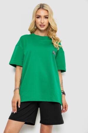 Костюм жіночий повсякденний, колір зелений, 241R5004-1