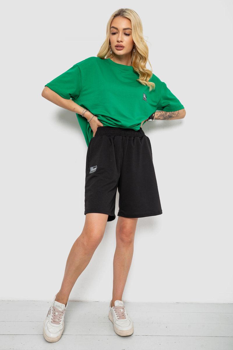 Костюм жіночий повсякденний, колір зелений, 241R5004-1 - Зображення 2