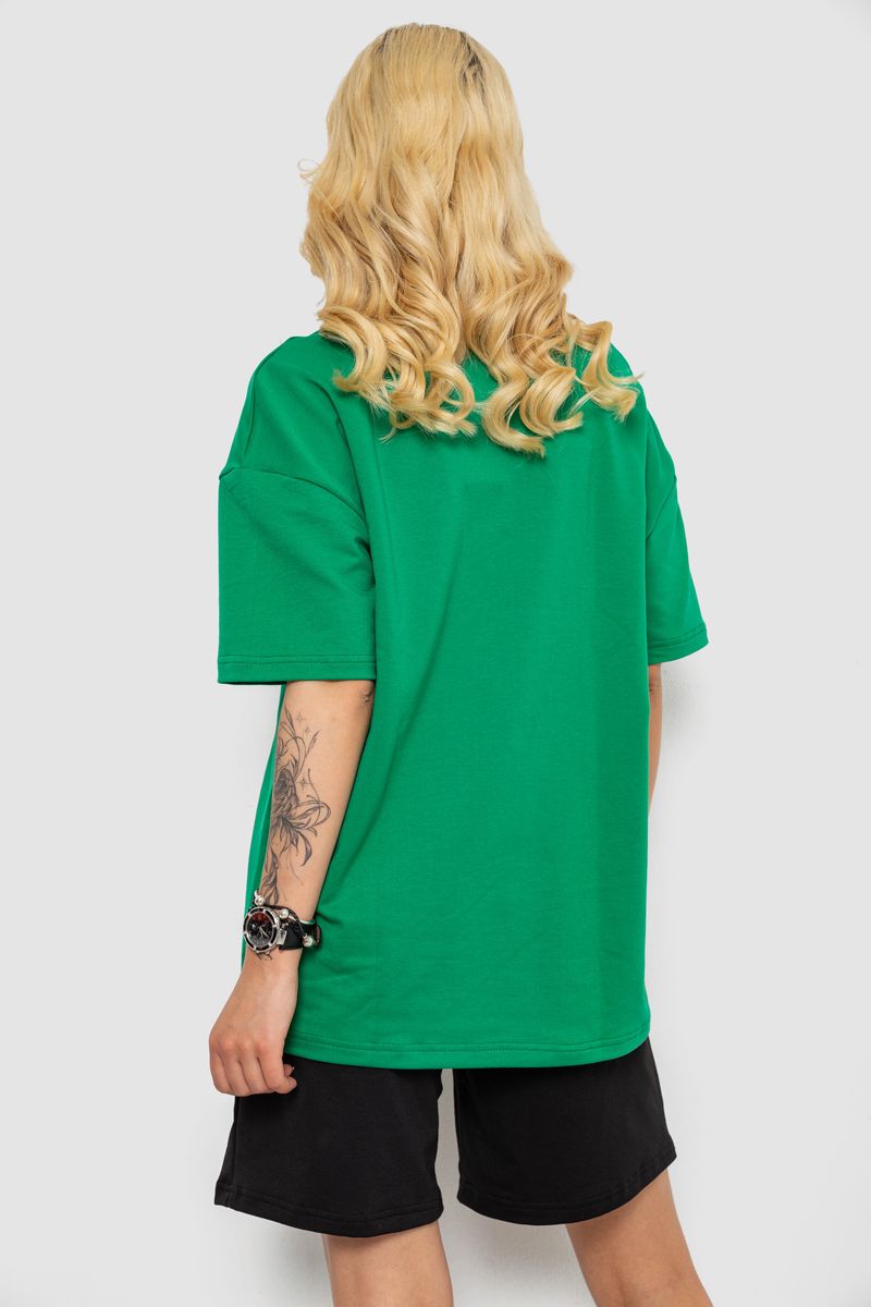 Костюм жіночий повсякденний, колір зелений, 241R5004-1 - Зображення 4