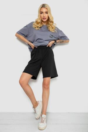 Костюм жіночий повсякденний, колір сірий, 241R5004-1