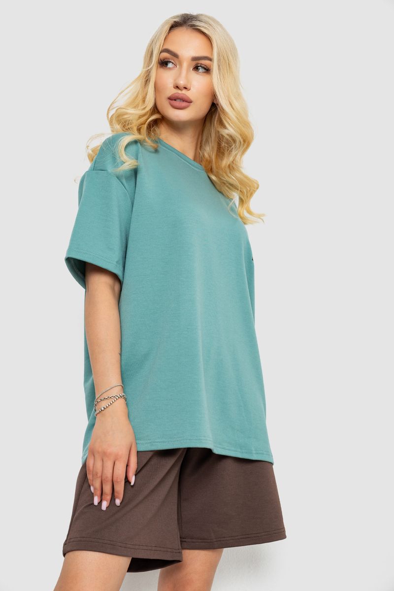 Костюм жіночий повсякденний, колір оливковий, 241R5004-1 - Зображення 3