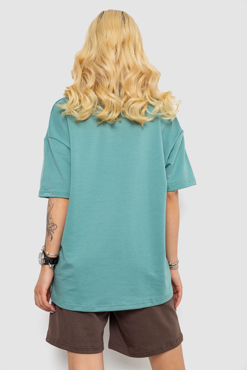 Костюм жіночий повсякденний, колір оливковий, 241R5004-1 - Зображення 4