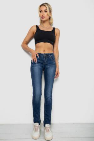Джинси жіночі, колір синій, 244RA605