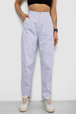 Джинси жіночі балони, колір бузковий, 182R1826