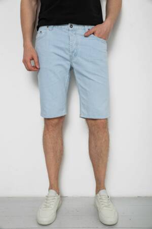 Шорти чоловічі джинсові, колір світло-блакитний, 238R2025