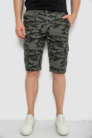 Шорти чоловічі мілітарі, колір хакі, 244R108-10