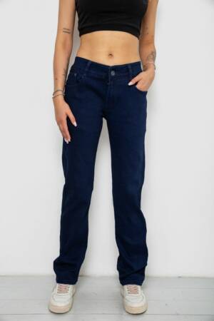 Джинси жіночі стрейч, колір синій, 244R1051
