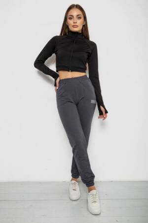Спортивні штани жіночі, колір сірий, 238R5052-1