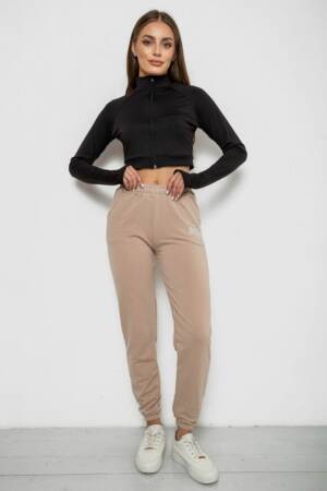 Спортивні штани жіночі, колір бежевий, 238R5052-1