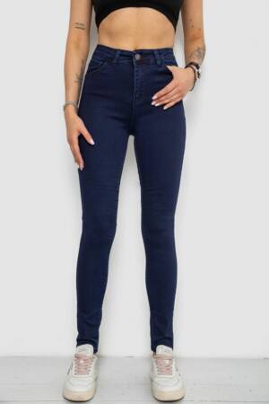 Джинси жіночі Skinny, колір синій, 182R4311