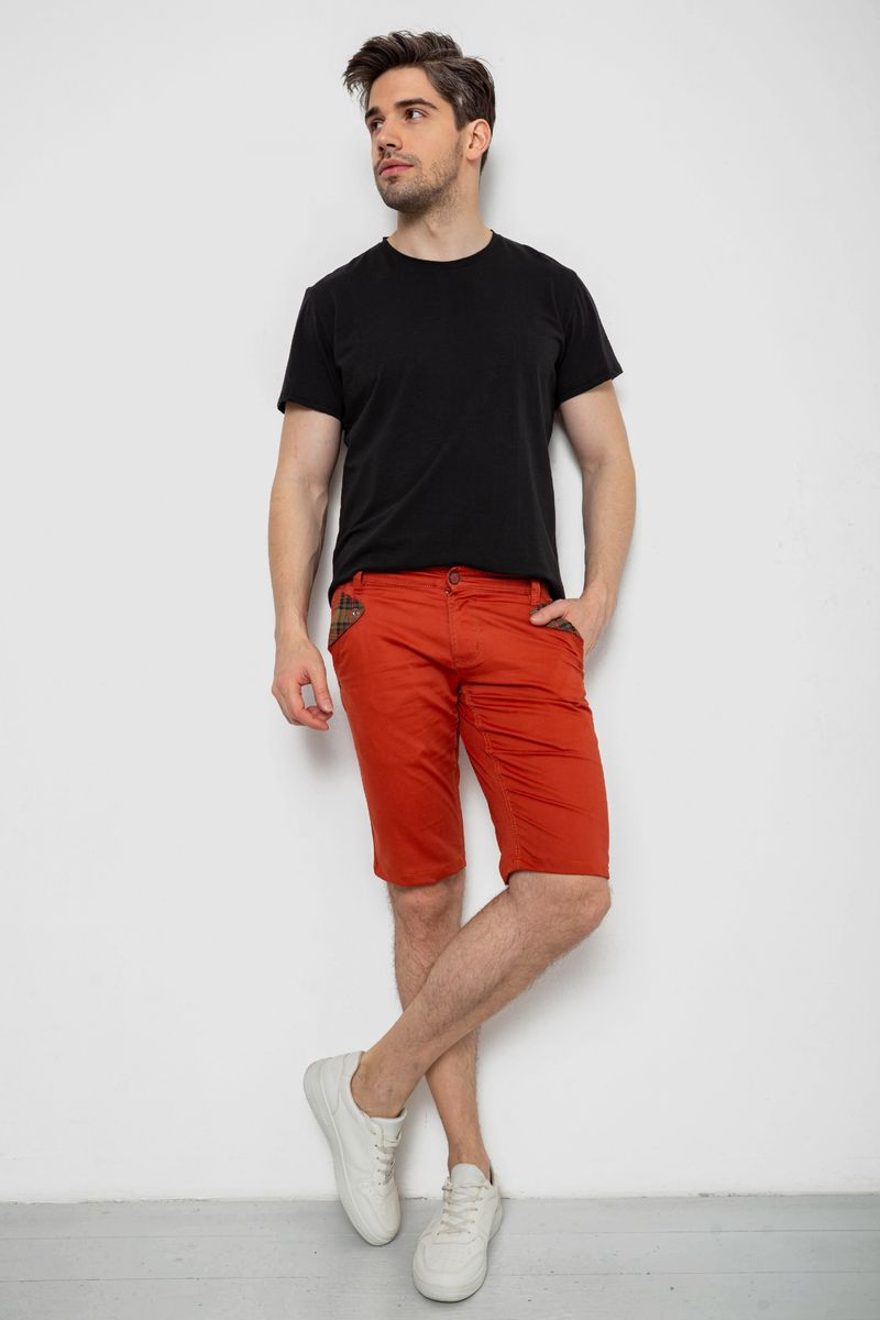 Шорти чоловічі, колір теракотовий, 238R2472 - Зображення 2