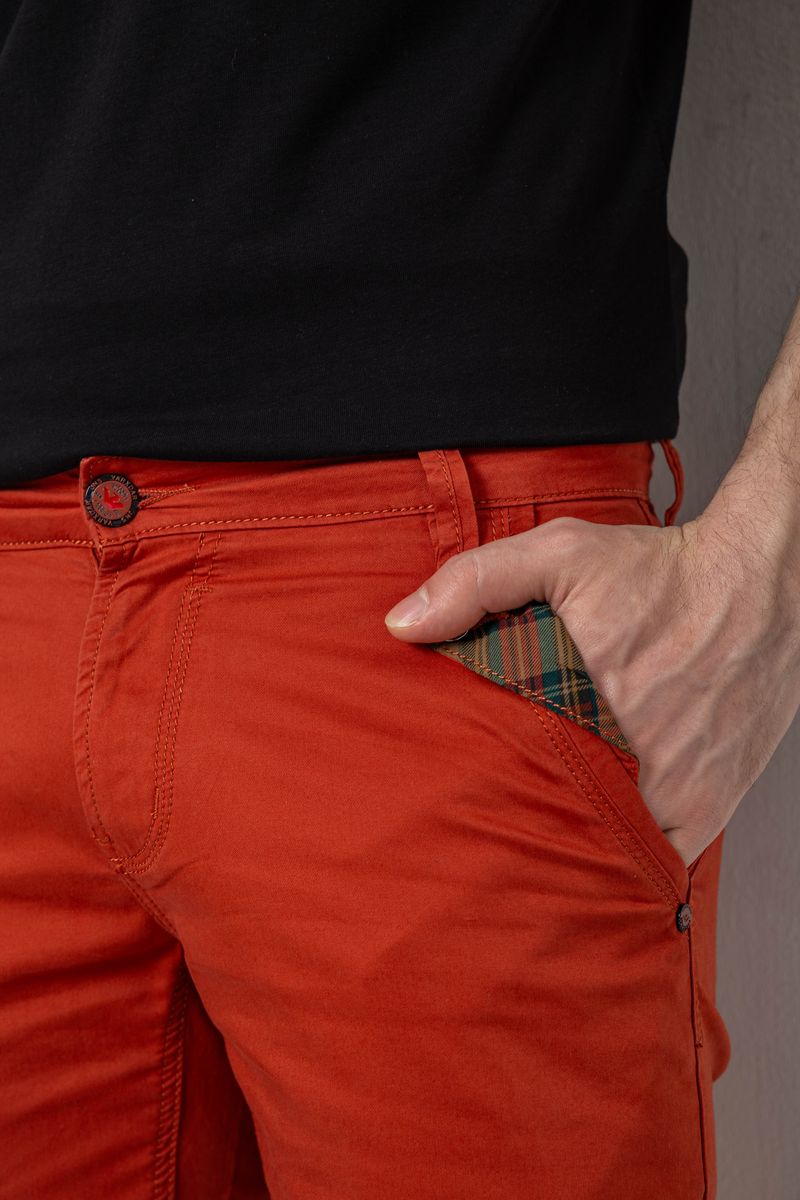 Шорти чоловічі, колір теракотовий, 238R2472 - Зображення 5