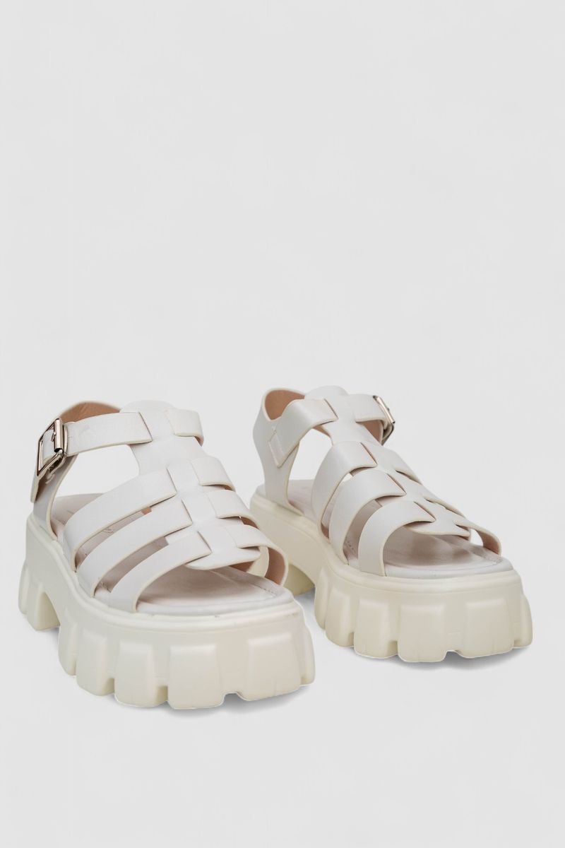 Босоніжки жіночі, колір білий, 243R9206 - Зображення 3