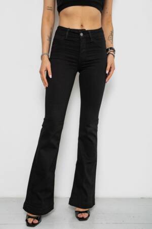 Джинси жіночі, колір чорний, 182R7051