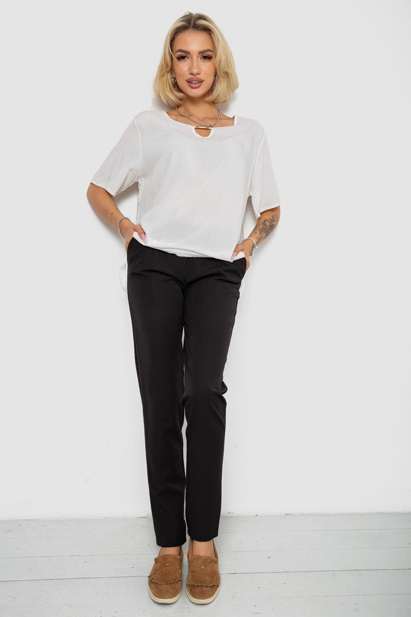 Блуза, колір молочний, 244RM208