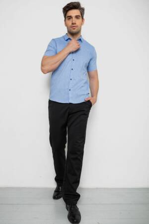 Сорочка чоловіча з короткими рукавами 214R6917-14, колір Блакитний