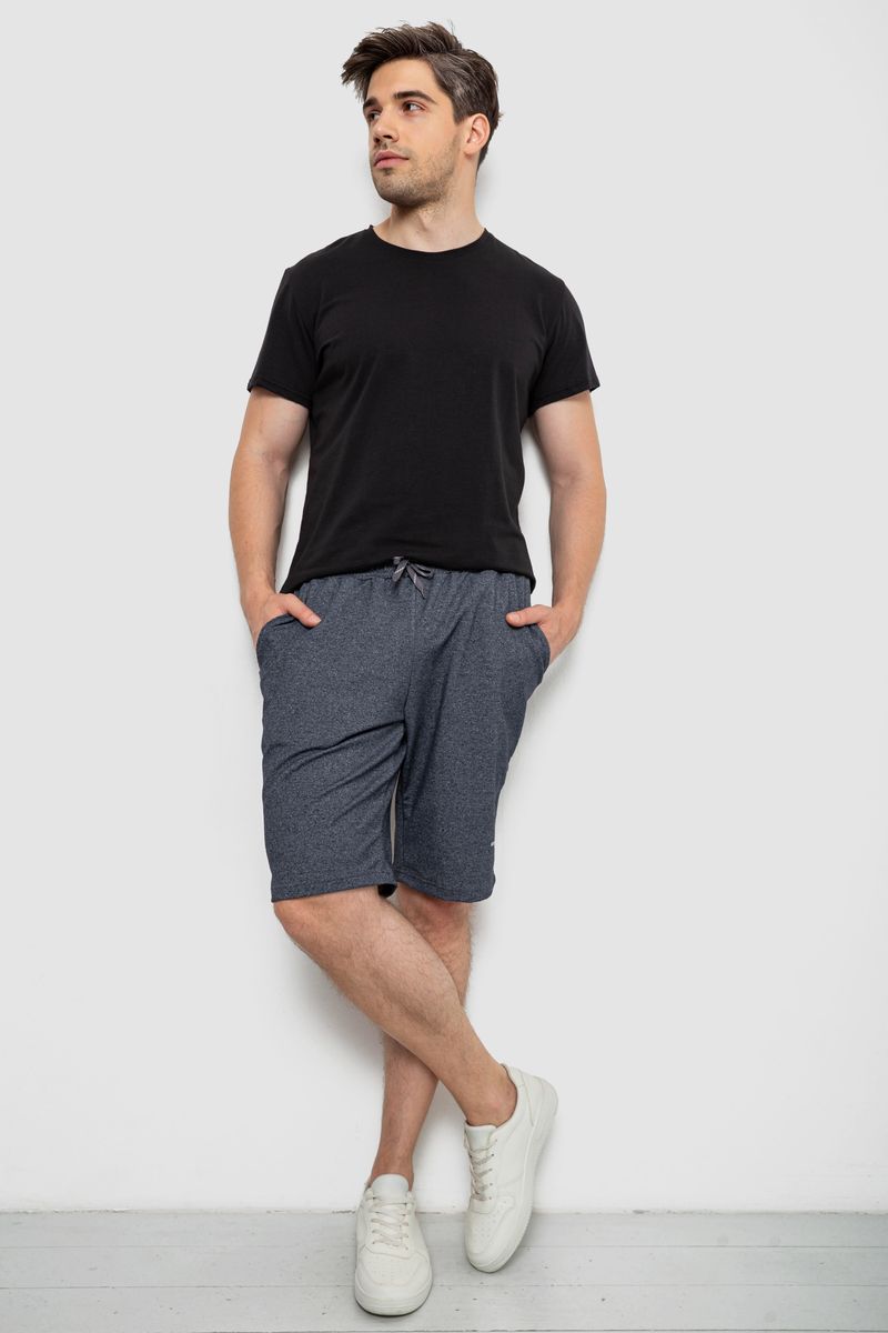 Шорти чоловічі, колір темно-сірий, 241R16222-1 - Зображення 2