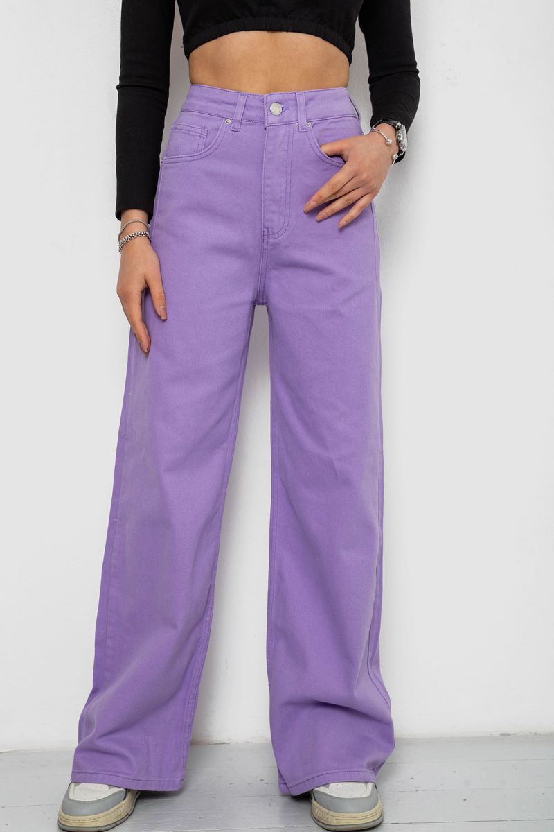 Джинси жіночі, колір бузковий, 250R1797