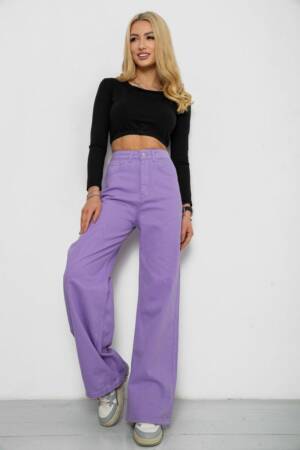 Джинси жіночі, колір бузковий, 250R1797