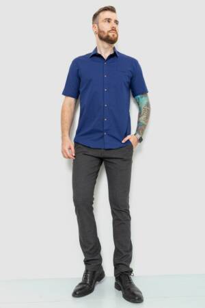 Сорочка чоловіча класична, колір синій, 214R7115