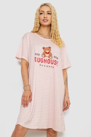 Нічна сорочка, колір пудрово-білий, 238R335-5