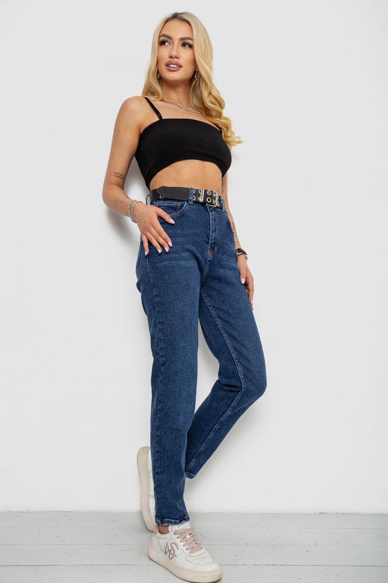 Джинси жіночі Mom’s, колір синій, 182R464