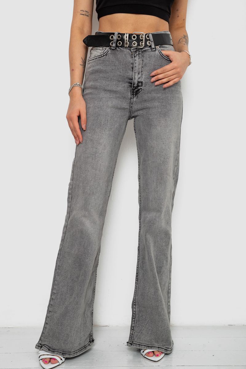 Джинси жіночі, колір сірий, 244R00646
