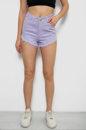 Шорти жіночі джинсові, колір бузковий, 182R1648S20
