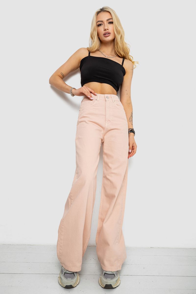 Джинси жіночі, колір персиковий, 182R1889