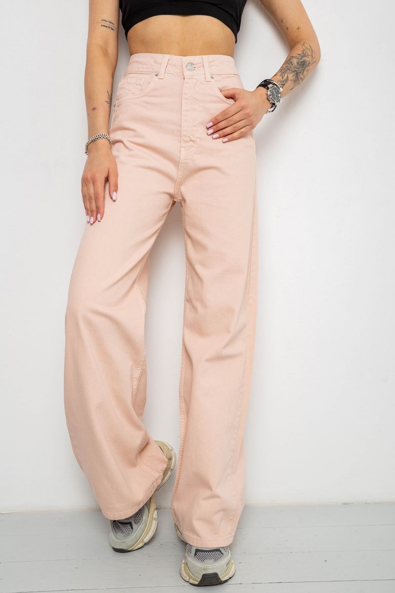 Джинси жіночі, колір персиковий, 182R1889