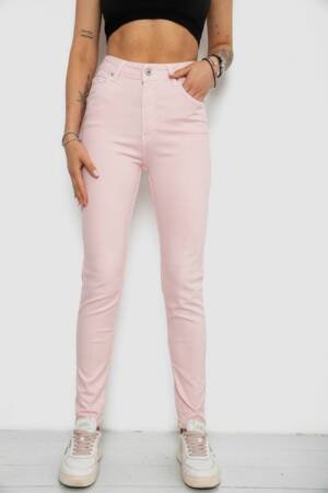 Джинси жіночі, колір пудровий, 182R1329