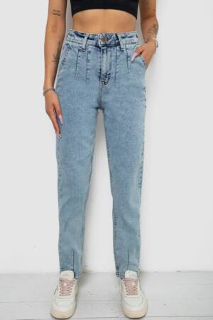 Джинси жіночі, колір блакитний, 244R2385