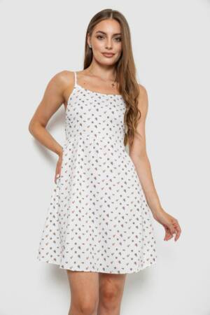 Сарафан, колір білий, 129R1056-1