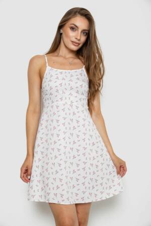 Сарафан, колір біло-рожевий, 129R1056-1