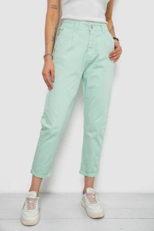Штани жіночі, колір м’ятний, 250R161920