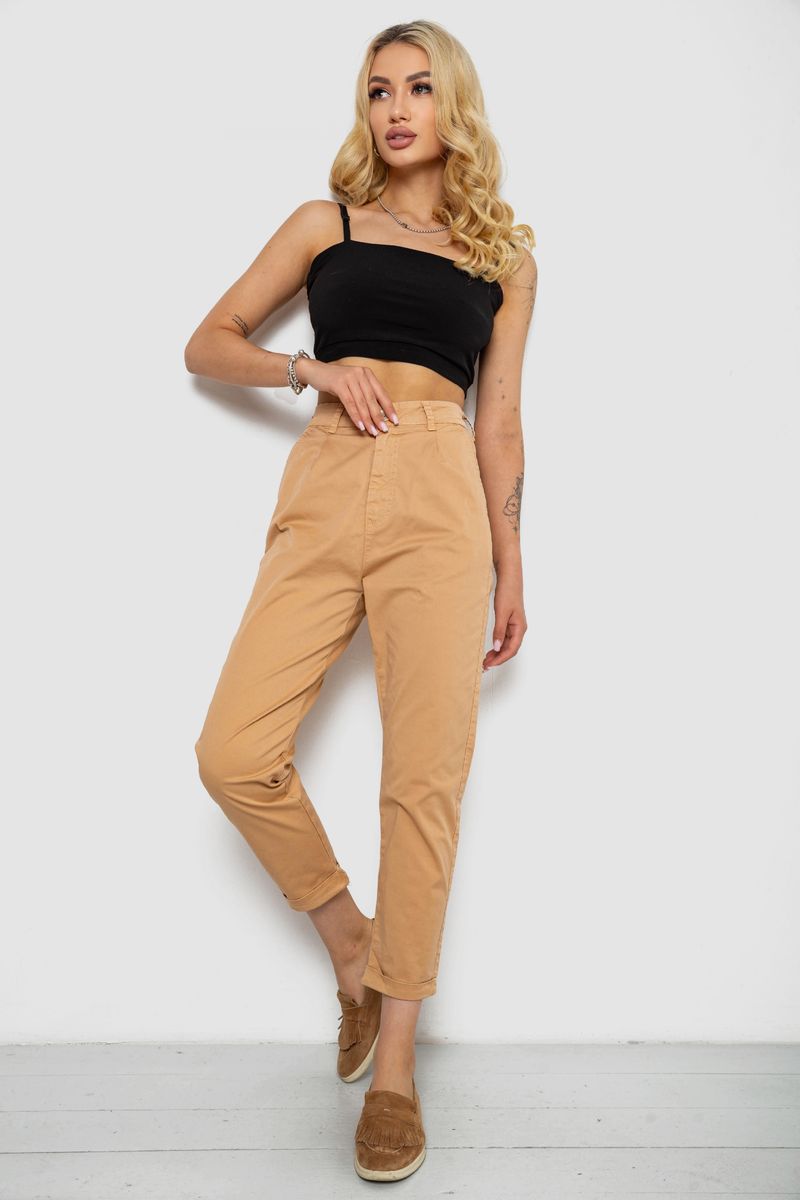 Штани жіночі, колір бежевий, 250R161920 - Зображення 2