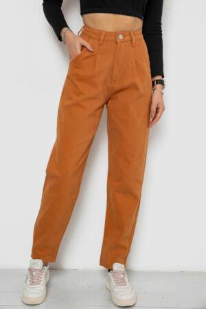 Джинси жіночі, колір коричневий, 250R1574