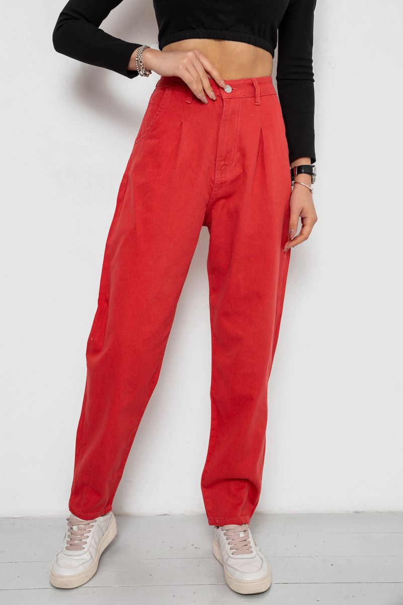 Джинси жіночі, колір кораловий, 250R1574